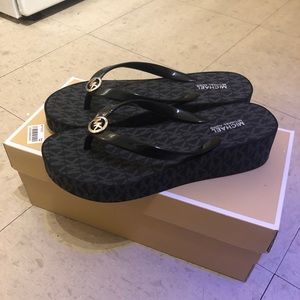 Michael Kors Bedford Platform Flip Flops